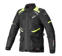 Alpinestars Andes V3 Drystar Motorcycle Jacket Black Yellow Flo