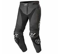 Alpinestars Track v2 Motorcycle Leather Pants, black, size 48 for Men