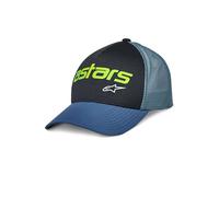 Alpinestars Men's Vital Trucker Hat Cap - Black Blue Green Mesh back hat