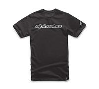 Alpinestars Men's Wordmark Tee Short Sleeve T-Shirt, Black, X-Large