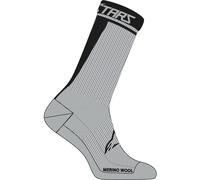 Alpinestars Merino 24 Bicycle Socks, black-grey, size L for Men
