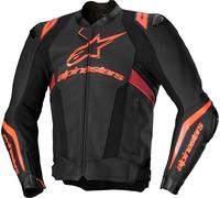 Alpinestars Missile Ignition V3 perforated Motorcycle Leather Jacket, black/red, size 54