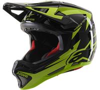 Alpinestars Missile Tech Airlift Downhill Helmet, black-green, size XL for Men