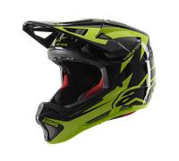 Alpinestars Missile Tech-Airlift Helmet Black Yellow Fluo Glossy, Size: XL