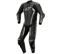 Alpinestars Missile V2 One Piece Motorcycle Leather Suit, black-white, size 56 for Men