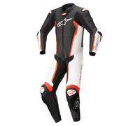 alpinestars Missile V2 1-Piece Suit Black/White/Neon red 54