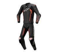 Alpinestars Missile V2 2-Piece Leather Suit Black/Red/Fluo48 Black,Red,Fluo