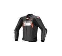 Alpinestars Missile V2 Ignition Leather Motorcycle Jacket Black/Red50 Black,Red