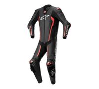 Alpinestars Missile V2 One Piece Motorcycle Leather Suit, black-red, size 58 for Men