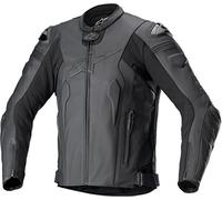Alpinestars Missile V2 Motorcycle Leather Jacket Black/Black 56, black