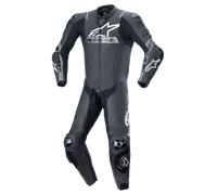 Alpinestars Missile V2 Ward One Piece Leather Suit - Black / Metallic Grey