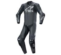Alpinestars Missile V2 Ward perforated One Piece Motorcycle Leather Suit, black-grey, size 50 for Men