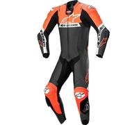 Alpinestars Missile V2 Ward 1 Piece Leather Suit - Black/Flo Red/White (1321)