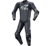 Alpinestars Missile V2 Ward perforated One Piece Motorcycle Leather Suit, black-grey, size 58 for Men