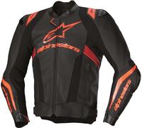 Alpinestars Missile V3 Ignition Leather Jacket - Black/Red