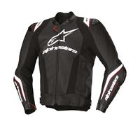 Alpinestars Missile V3 Ignition Moto Motorcycle Leather Jacket Black / White