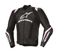 Alpinestars Missile V3 Ignition Leather Motorcycle Motorbike Jacket Black White