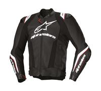 Alpinestars Missile V3 Ignition Leather Motorcycle Racing Jacket Black Red White