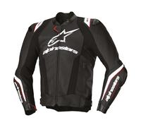 Alpinestars Missile V3 Ignition Moto Motorcycle Leather Jacket Black / White
