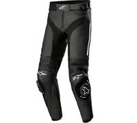 Alpinestars Missile V3 Leather Motorcycle Motorbike Pants - Long Leg - Black