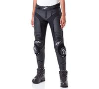 Alpinestars Missile V3 Motorcycle Leather Trousers (Black/White, 44)