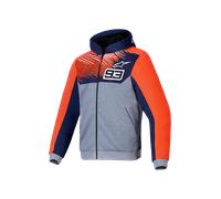 Alpinestars Mm93 Chrome V2 Sport MC Hoodie Blue/Grey/RedS Blue,Grey,Red