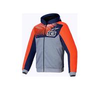 Alpinestars Mm93 Chrome V2 Sport MC Hoodie Blue/Grey/RedS Blue,Grey,Red