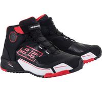 Alpinestars MM93 CR-X Drystar Motorcycle Shoes, black-white-red, size 45 for Men