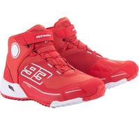 Alpinestars MM93 CR-X Drystar Motorcycle Shoes, white-red, size 42 43 for Men