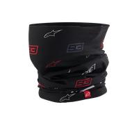 Alpinestars MM93 Neck Tube Black Bright Red White, Size: One Size