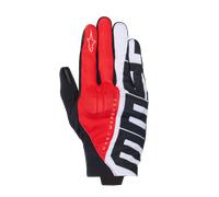 Alpinestars MM93 Reef V2 Motorcycle Gloves, black-white-red, size M for Men