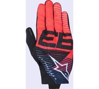 Alpinestars MM93 Reef V2 Motorcycle Gloves, black-white-red-blue, size 3XL for Men