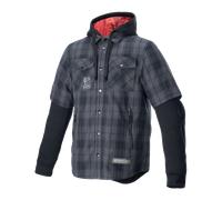 Alpinestars MO.ST.EQ Tartan Shirt Tar Gray Black, Size: XXL