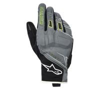 Alpinestars Moblast WP waterproof Motorcycle Gloves, black-grey-yellow, size 2XL for Men
