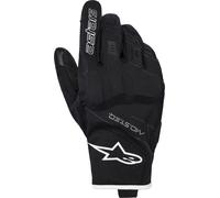 Alpinestars Moblast WP waterproof Motorcycle Gloves, black-white, size M for Men
