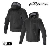Alpinestars MoFlow Air Tech Motorcycle Hoodie Urban Vented Jacket (Black/Black)