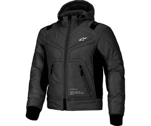 Alpinestars Mohobbs Waterproof Textile Motorcycle Jacket - Black / Orange Fluo