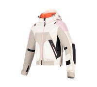 Alpinestars Molly Air Women's MC Jacket Sand/Pink Fluo/AlmondS Sand,Pink Fluo,Almond