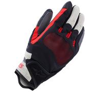 Alpinestars Mongress Airflow Motorcycle Gloves - Black / Flame Red / Ecru