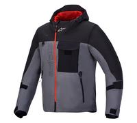 Alpinestars Morfex Parka waterproof Motorcycle Textile Jacket, black/grey, size XL
