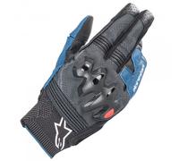 Alpinestars Morph Sport Motorbike Motorcycle Gloves - Black / Blue Sodalite