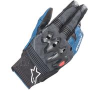 Alpinestars Morph Sport Motorbike Motorcycle Gloves - Black / Blue Sodalite