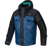 Alpinestars Mospher WP waterproof Motorcycle Textile Jacket, black/blue, size L