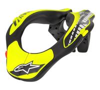 Alpinestars Moto Motorcycle Motorbike Neck Youth Support Black / Fluo Yellow