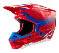 Alpinestars S-M5 Action 2 2024 Motocross Helmet, red-blue, size M for Men