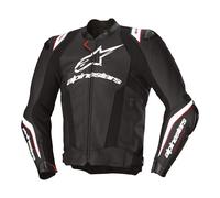 Alpinestars Motocycle Motorbike Missile V3 Ignition Leather Jacket Black White