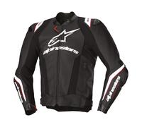 Alpinestars Motocycle Motorbike Missile V3 Ignition Leather Jacket Black White