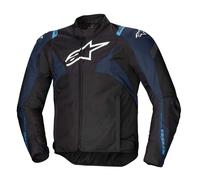 Alpinestars Motocycle Motorbike T-Jaws V4 WP Jacket Black Dark Blue Blithe Blue