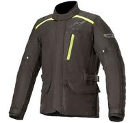 Alpinestars Gravity Drystar Motorcycle Textile Jacket, black-yellow, size L
