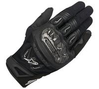 Alpinestars Motorbike Motorcycle SMX-2 Air Carbon V2 Leather Gloves - Black